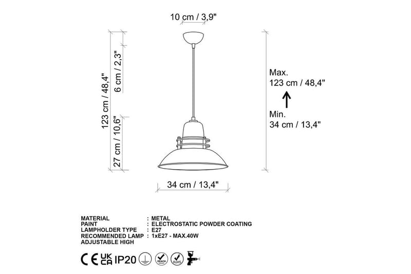 Taklampa Arsta Rany - Guld - Belysning & el - Inomhusbelysning & lampor - Taklampa & takbelysning - Pendellampor & hänglampor