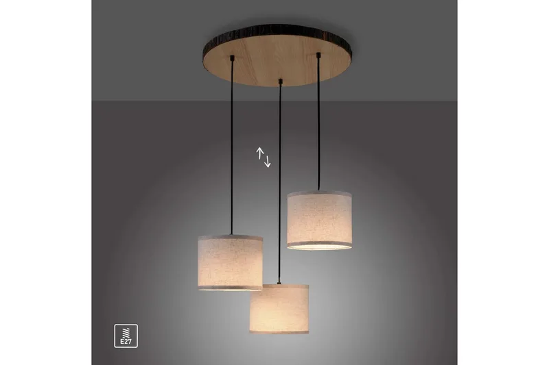 Taklampa Bark - 52x120x52 cm - Belysning & el - Inomhusbelysning & lampor - Taklampa & takbelysning - Pendellampor & hänglampor