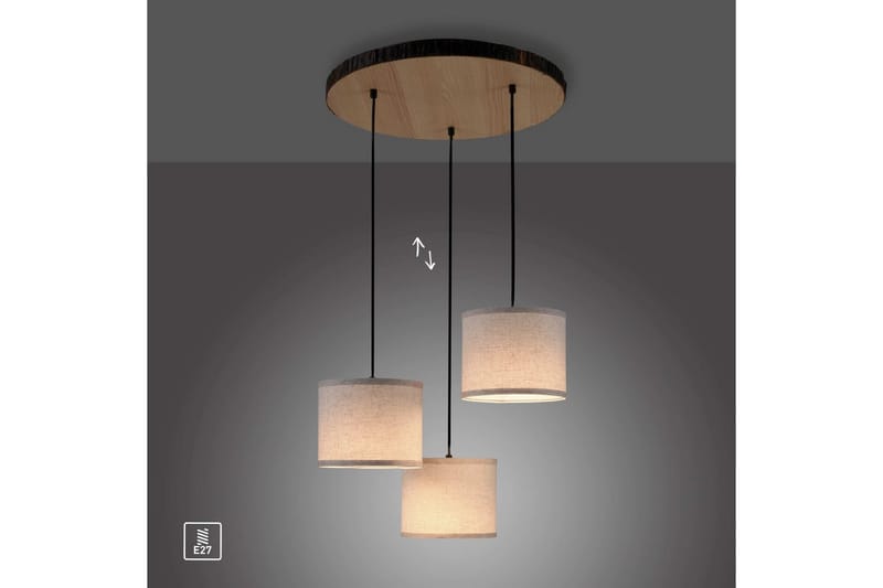 Taklampa Bark - 52x120x52 cm - Belysning & el - Inomhusbelysning & lampor - Taklampa & takbelysning - Pendellampor & hänglampor