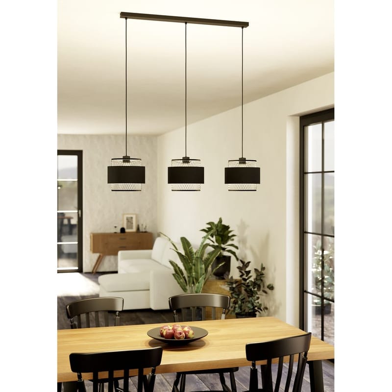 Taklampa Bazely med 3 lampor - 23 cm - Belysning & el - Inomhusbelysning & lampor - Taklampa & takbelysning - Pendellampor & hänglampor