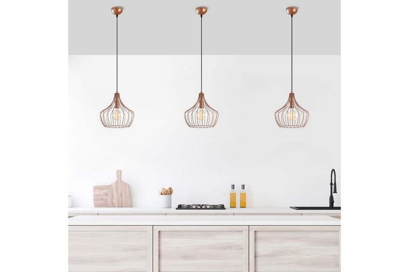 Taklampa Benro Koppar - Koppar - Belysning & el - Inomhusbelysning & lampor - Taklampa & takbelysning - Pendellampor & hänglampor