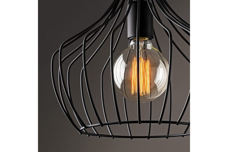 Taklampa Benro Svart - Svart - Belysning & el - Inomhusbelysning & lampor - Taklampa & takbelysning - Pendellampor & hänglampor