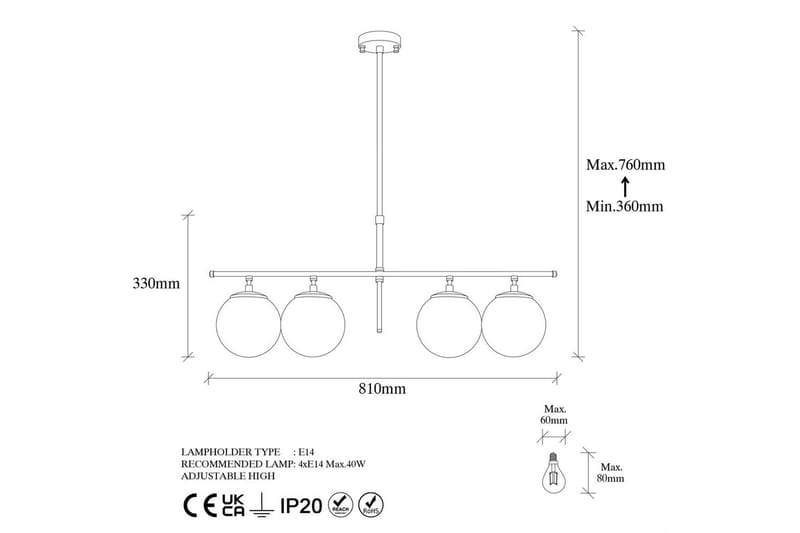Taklampa Berriarenr Glänsande Rany - Guld - Belysning & el - Inomhusbelysning & lampor - Taklampa & takbelysning - Pendellampor & hänglampor