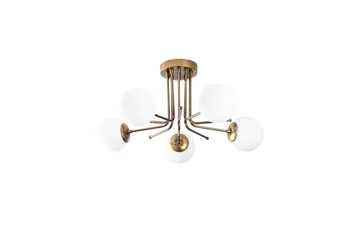 Taklampa Bhika Masafumie Fem Rany / Vit - Guld/Vit - Belysning & el - Inomhusbelysning & lampor - Taklampa & takbelysning - Plafond