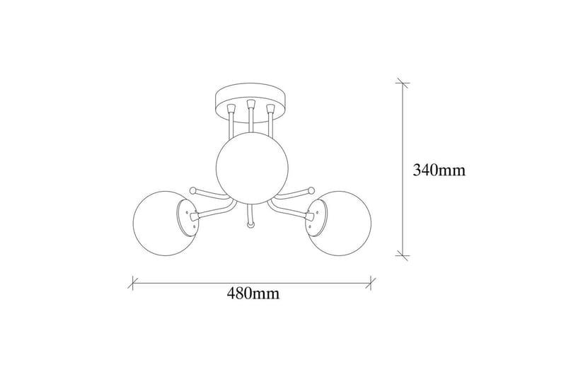 Taklampa Bhika Rany / Vit - Rany / Vit - Belysning & el - Inomhusbelysning & lampor - Taklampa & takbelysning - Plafond