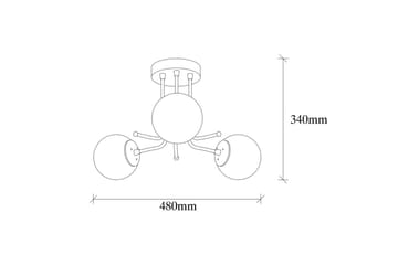 Taklampa Bhika Rany / Vit - Rany / Vit - Belysning & el - Inomhusbelysning & lampor - Taklampa & takbelysning - Plafond