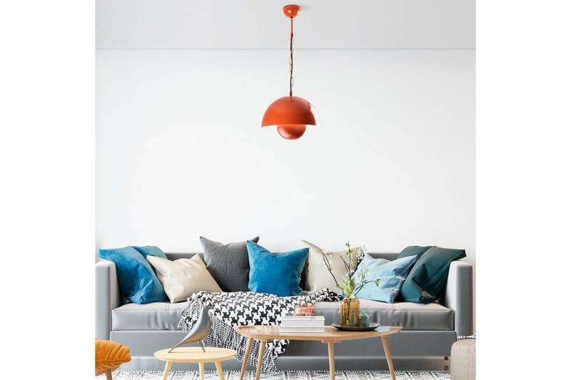 Taklampa Brena Enkelt Uttag Orange - Orange - Belysning & el - Inomhusbelysning & lampor - Taklampa & takbelysning - Pendellampor & hänglampor