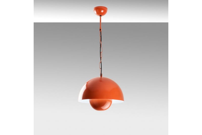 Taklampa Brena Enkelt Uttag Orange - Orange - Belysning & el - Inomhusbelysning & lampor - Taklampa & takbelysning - Pendellampor & hänglampor