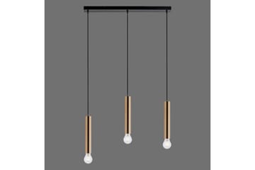 Taklampa Bruna - 6x120x65 cm, Matt mässing - Belysning & el - Inomhusbelysning & lampor - Taklampa & takbelysning - Pendellampor & hänglampor