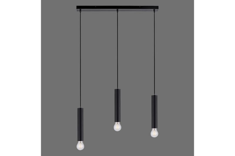 Taklampa Bruna - 6x120x65 cm, Svart - Belysning & el - Inomhusbelysning & lampor - Taklampa & takbelysning - Pendellampor & hänglampor