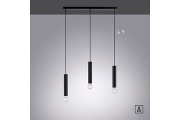 Taklampa Bruna - 6x120x65 cm, Svart - Belysning & el - Inomhusbelysning & lampor - Taklampa & takbelysning - Pendellampor & hänglampor