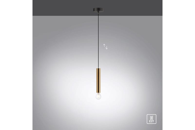 Taklampa Bruna - 9x120x9 cm, Matt mässing - Belysning & el - Inomhusbelysning & lampor - Taklampa & takbelysning - Pendellampor & hänglampor