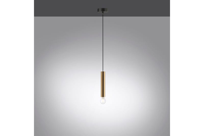 Taklampa Bruna - 9x120x9 cm, Matt mässing - Belysning & el - Inomhusbelysning & lampor - Taklampa & takbelysning - Pendellampor & hänglampor