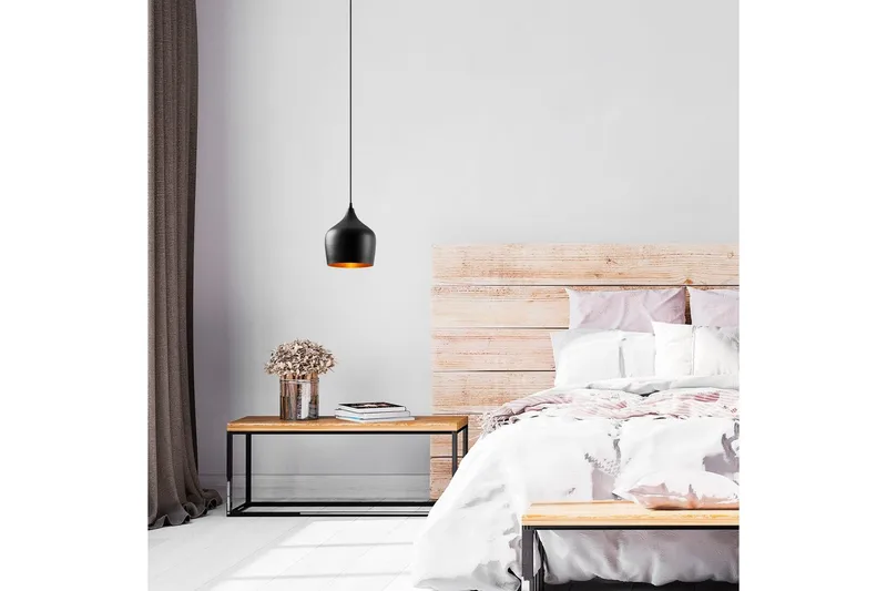 Taklampa Chichela Singel Svart - Svart - Belysning & el - Inomhusbelysning & lampor - Taklampa & takbelysning - Pendellampor & hänglampor