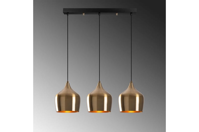 Taklampa Chichela Tre Vintage - Guld - Belysning & el - Inomhusbelysning & lampor - Taklampa & takbelysning - Pendellampor & hänglampor