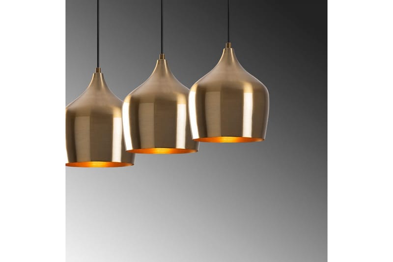 Taklampa Chichela Tre Vintage - Guld - Belysning & el - Inomhusbelysning & lampor - Taklampa & takbelysning - Pendellampor & hänglampor