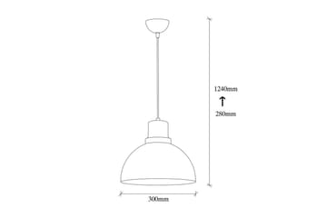 Taklampa Chichelai Single Svart - Svart - Belysning & el - Inomhusbelysning & lampor - Taklampa & takbelysning - Pendellampor & hänglampor