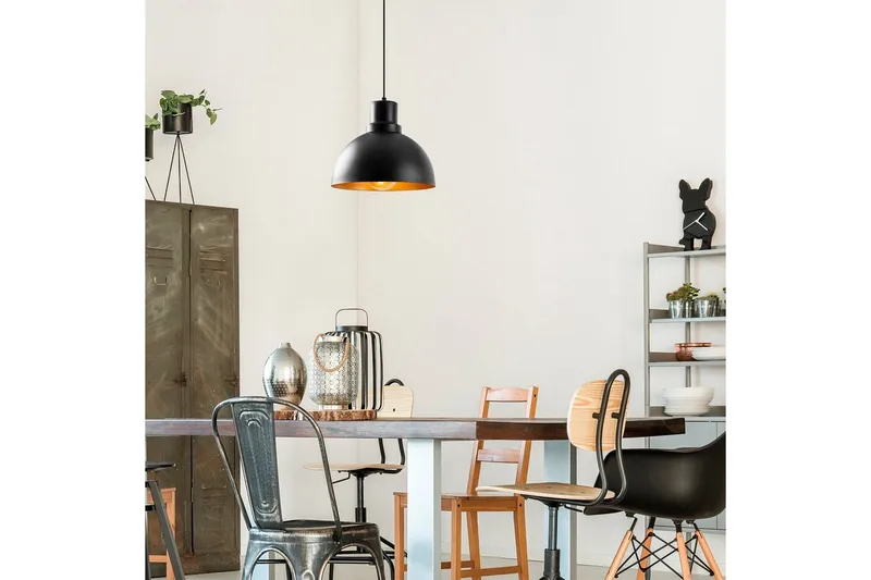 Taklampa Chichelai Single Svart - Svart - Belysning & el - Inomhusbelysning & lampor - Taklampa & takbelysning - Pendellampor & hänglampor