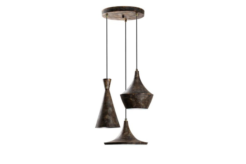 Taklampa Cindel Antikering, Guld