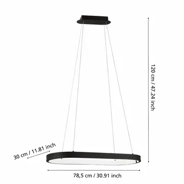 Taklampa Codriales - 30 cm - Belysning & el - Inomhusbelysning & lampor - Taklampa & takbelysning - Pendellampor & hänglampor