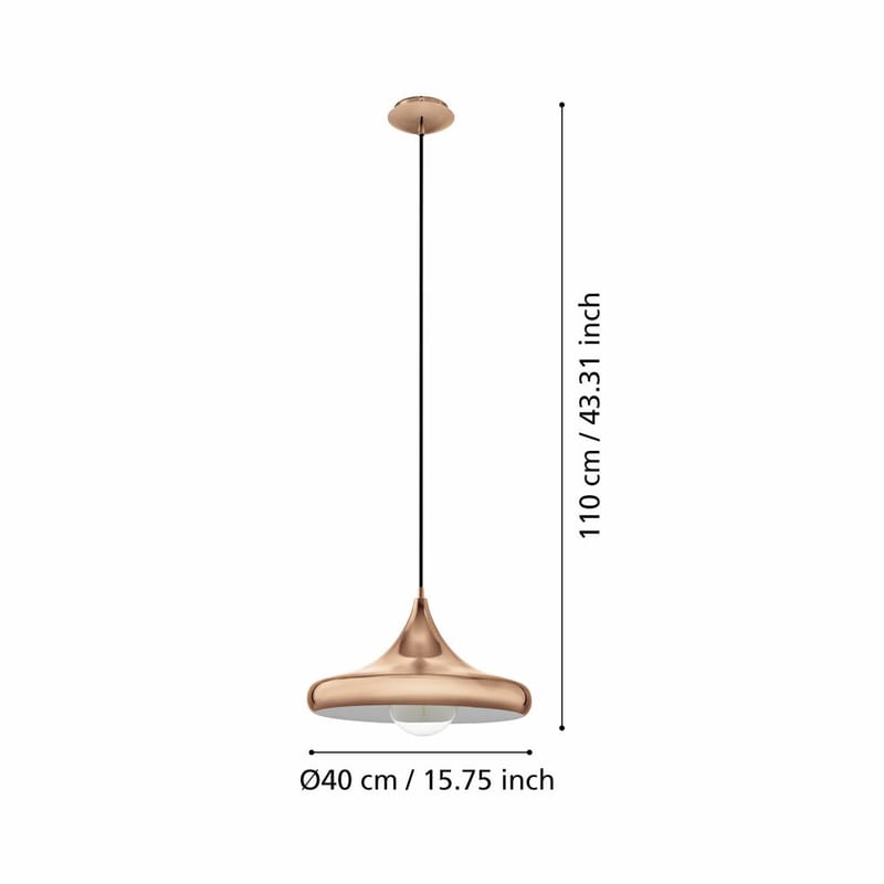 Taklampa Coretto - 40 cm - Belysning & el - Inomhusbelysning & lampor - Taklampa & takbelysning - Pendellampor & hänglampor