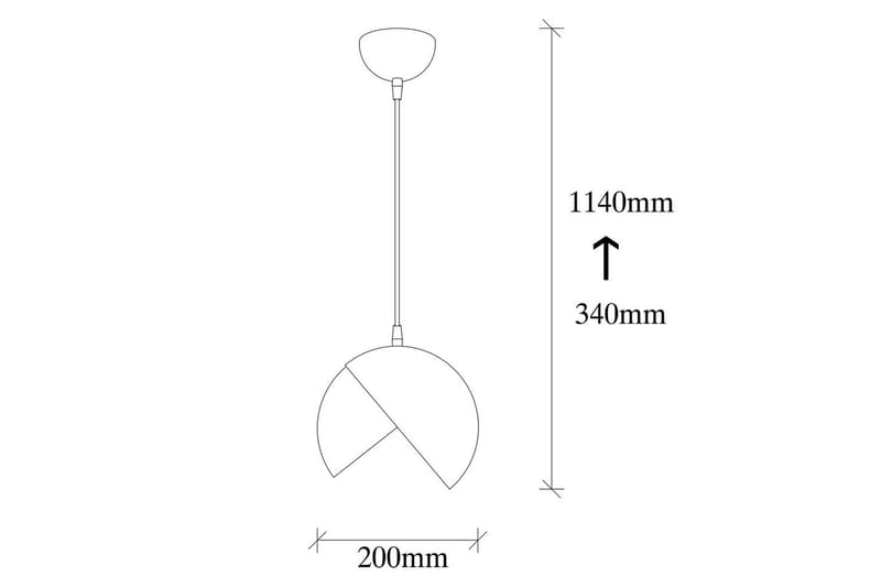 Taklampa Dalenor Svart / Rany Enkeluttag - Enkeluttag - Belysning & el - Inomhusbelysning & lampor - Taklampa & takbelysning - Pendellampor & hänglampor