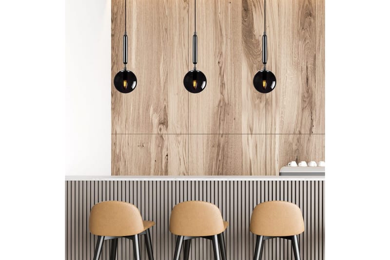 Taklampa Darna Svart - Svart - Belysning & el - Inomhusbelysning & lampor - Taklampa & takbelysning - Pendellampor & hänglampor