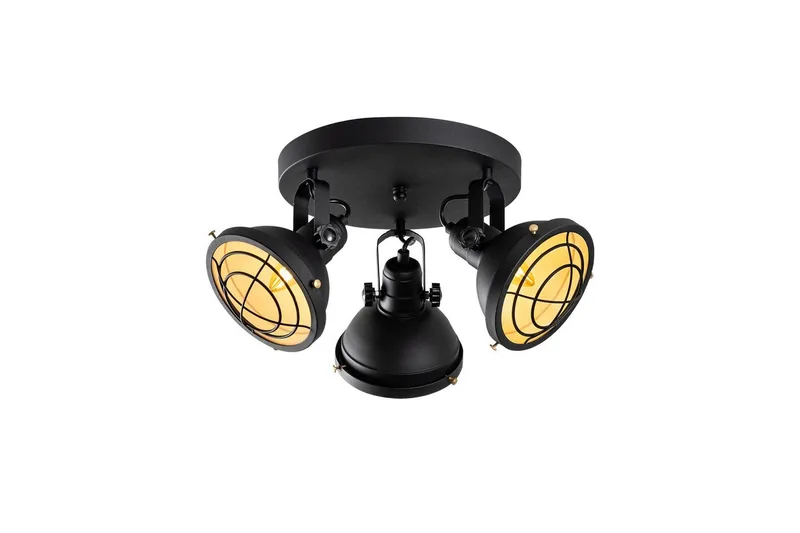 Taklampa Desten Svart, Svart