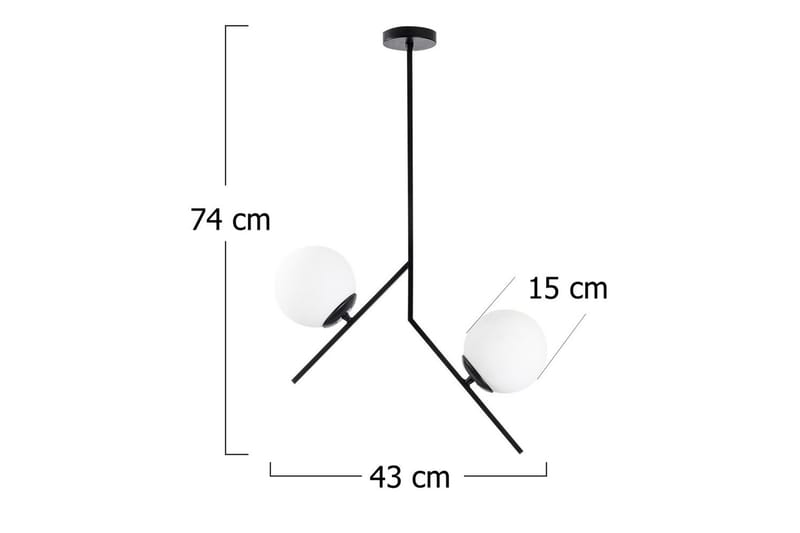 Taklampa Dolcer Dasinara Svart - Svart - Belysning & el - Inomhusbelysning & lampor - Taklampa & takbelysning - Pendellampor & hänglampor