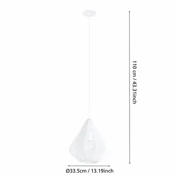 Taklampa Dolwen - Vit, 335 mm - Belysning & el - Inomhusbelysning & lampor - Taklampa & takbelysning - Pendellampor & hänglampor
