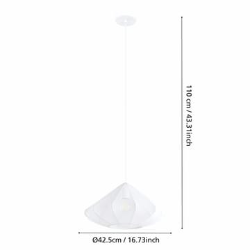 Taklampa Dolwen - Vit, 425 mm - Belysning & el - Inomhusbelysning & lampor - Taklampa & takbelysning - Pendellampor & hänglampor