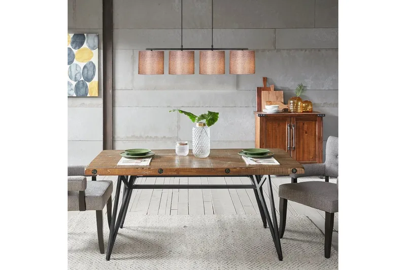 Taklampa Donria Svart / Brun - Brun/Svart - Belysning & el - Inomhusbelysning & lampor - Taklampa & takbelysning - Pendellampor & hänglampor