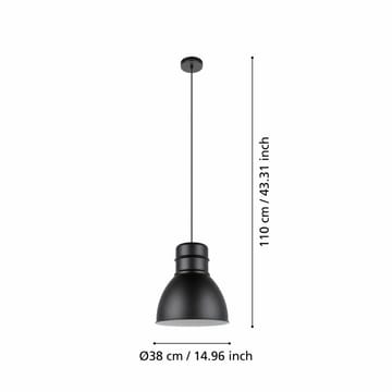 Taklampa Ebury - Svart/Vit - Belysning & el - Inomhusbelysning & lampor - Taklampa & takbelysning - Pendellampor & hänglampor