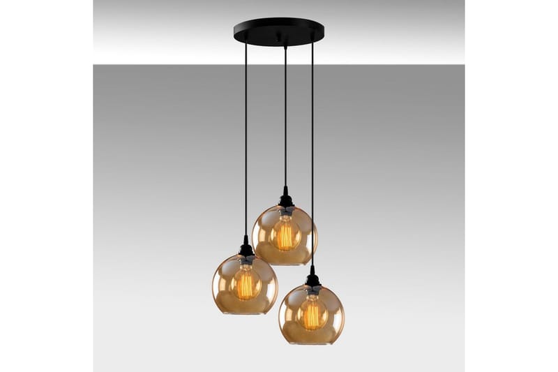 Taklampa Elanorstead Tre Rany / Svart - Guld/Svart - Belysning & el - Inomhusbelysning & lampor - Taklampa & takbelysning - Pendellampor & hänglampor