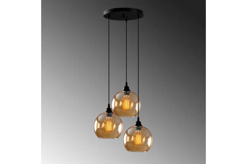 Taklampa Elanorstead Tre Rany / Svart - Guld/Svart - Belysning & el - Inomhusbelysning & lampor - Taklampa & takbelysning - Pendellampor & hänglampor