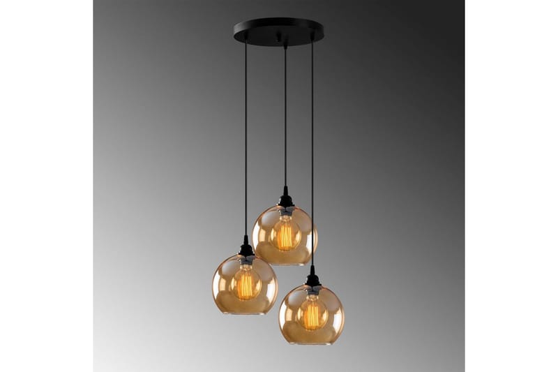 Taklampa Elanorstead Tre Rany / Svart - Guld/Svart - Belysning & el - Inomhusbelysning & lampor - Taklampa & takbelysning - Pendellampor & hänglampor