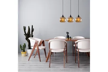 Taklampa Elanorstead Tre Rany / Svart Horisontell - Guld/Svart - Belysning & el - Inomhusbelysning & lampor - Taklampa & takbelysning - Pendellampor & hänglampor