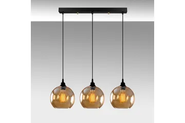 Taklampa Elanorstead Tre Rany / Svart Horisontell - Guld/Svart - Belysning & el - Inomhusbelysning & lampor - Taklampa & takbelysning - Pendellampor & hänglampor