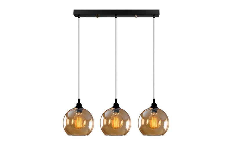 Taklampa Elanorstead Tre Rany / Svart Horisontell - Guld/Svart - Belysning & el - Inomhusbelysning & lampor - Taklampa & takbelysning - Pendellampor & hänglampor
