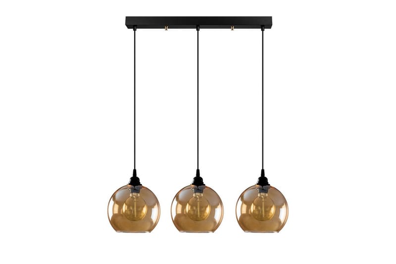 Taklampa Elanorstead Tre Rany / Svart Horisontell - Guld/Svart - Belysning & el - Inomhusbelysning & lampor - Taklampa & takbelysning - Pendellampor & hänglampor