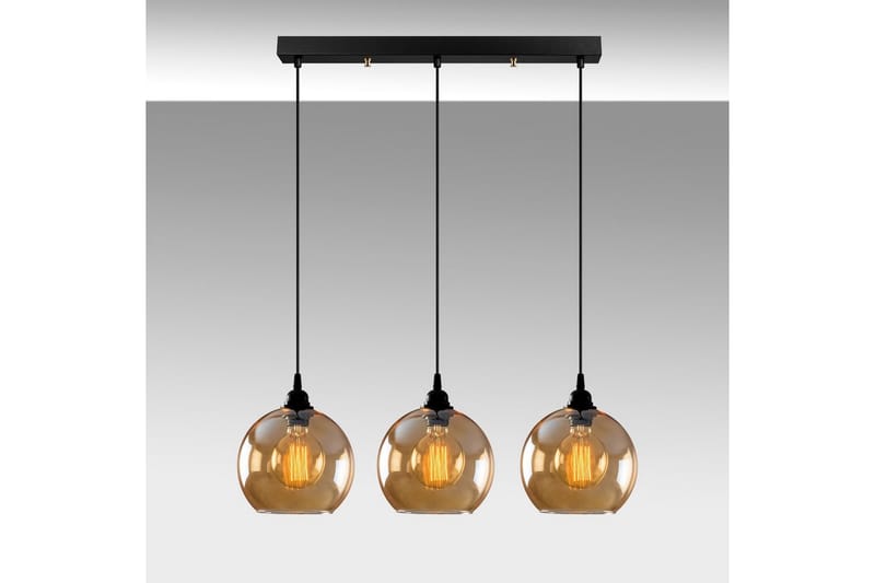 Taklampa Elanorstead Tre Rany / Svart Horisontell - Guld/Svart - Belysning & el - Inomhusbelysning & lampor - Taklampa & takbelysning - Pendellampor & hänglampor