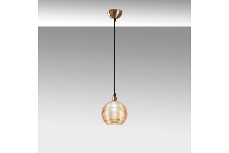Taklampa Elra Gul / Vintage - Gul / Vintage - Belysning & el - Inomhusbelysning & lampor - Taklampa & takbelysning - Pendellampor & hänglampor