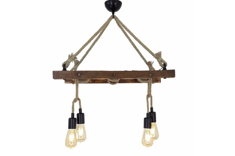 Taklampa Eluna Valnöt - Brun - Belysning & el - Inomhusbelysning & lampor - Taklampa & takbelysning - Pendellampor & hänglampor