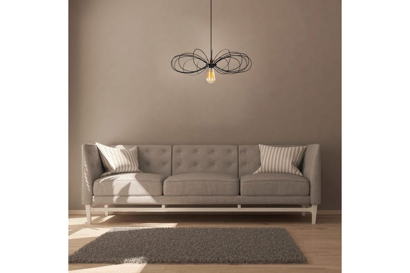 Taklampa Emrith Svart - Svart - Belysning & el - Inomhusbelysning & lampor - Taklampa & takbelysning - Pendellampor & hänglampor