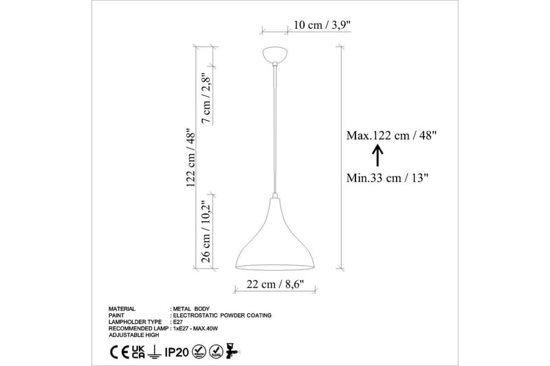 Taklampa Enlith Antiquation - Antracit - Belysning & el - Inomhusbelysning & lampor - Taklampa & takbelysning - Pendellampor & hänglampor