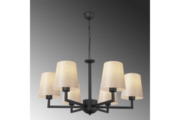 Taklampa Fenda Svart / Kräm - Svart - Belysning & el - Inomhusbelysning & lampor - Taklampa & takbelysning - Pendellampor & hänglampor