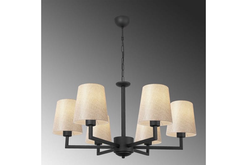 Taklampa Fenda Svart / Kräm - Svart - Belysning & el - Inomhusbelysning & lampor - Taklampa & takbelysning - Pendellampor & hänglampor