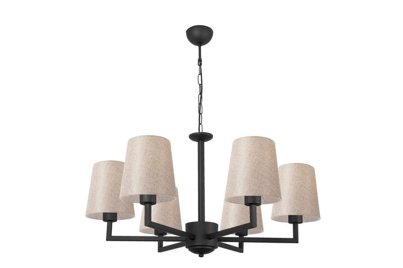 Taklampa Fenda Svart / Kräm - Svart - Belysning & el - Inomhusbelysning & lampor - Taklampa & takbelysning - Pendellampor & hänglampor