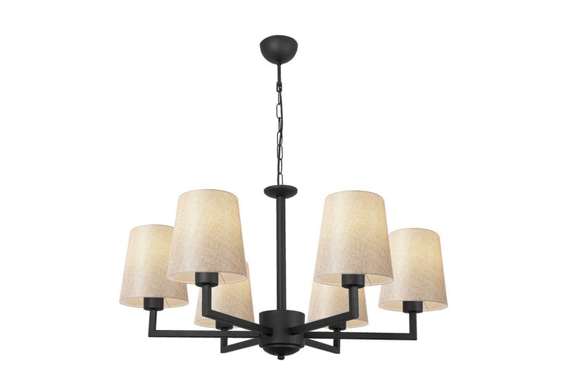 Taklampa Fenda Svart / Kräm - Svart - Belysning & el - Inomhusbelysning & lampor - Taklampa & takbelysning - Pendellampor & hänglampor