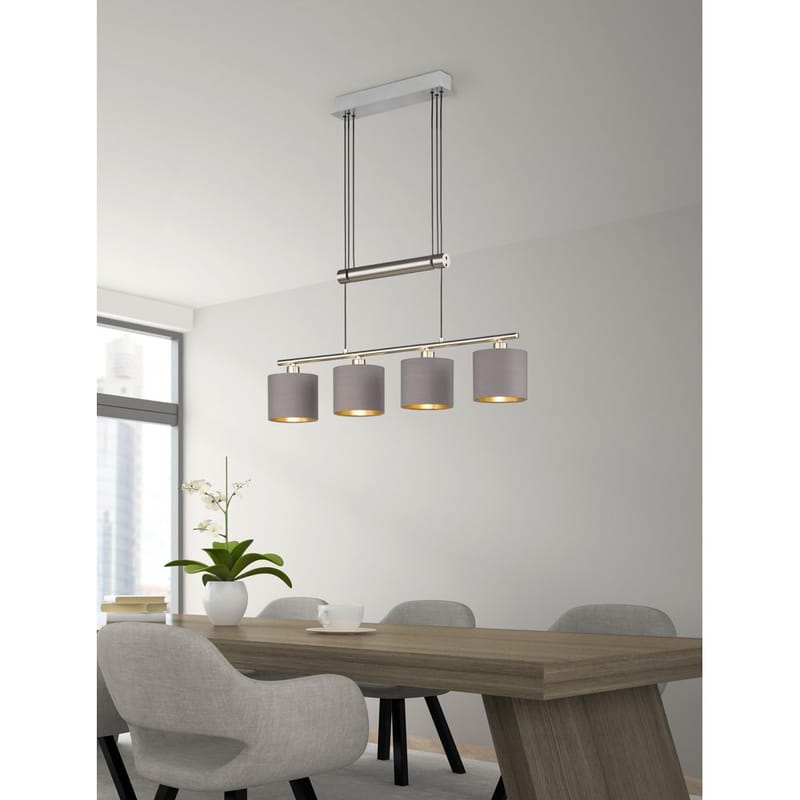 Taklampa Garda - Borstad stål - Belysning & el - Inomhusbelysning & lampor - Taklampa & takbelysning - Pendellampor & hänglampor